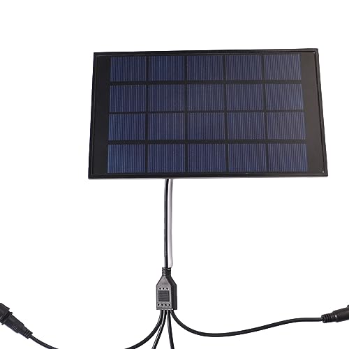 Lampe suspendue solaire pour éclairer un abri de jardin sans électricité et sécuriser le patio