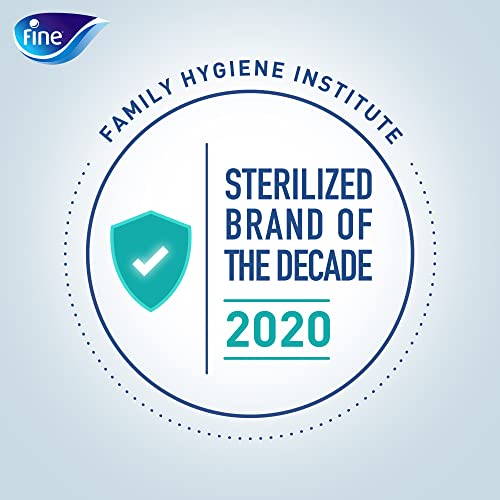 مناديل جيب للوجه من فاين بوكيت®، 10 ورقات × 3 طبقات، حزمة من 120 عبوة - مناديل معقمة للحماية من الجراثيم.