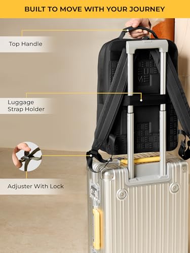 Image of EUME Premium 15.6 in Laptop bags for Men & Women Office Use | Stylish Backpack Bag | Spacious Backpack for Travelling | 24L Omega