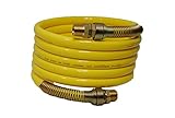 Plastair Industrial SBH850-81-5-U Copolymer Snapback Recoil Air Hose, 50' Length, 0.625