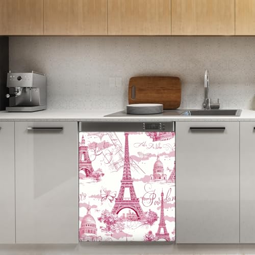 Panel frontal magnético lavavajillas reutilizable funda Mexpekil Torre Eiffel 3