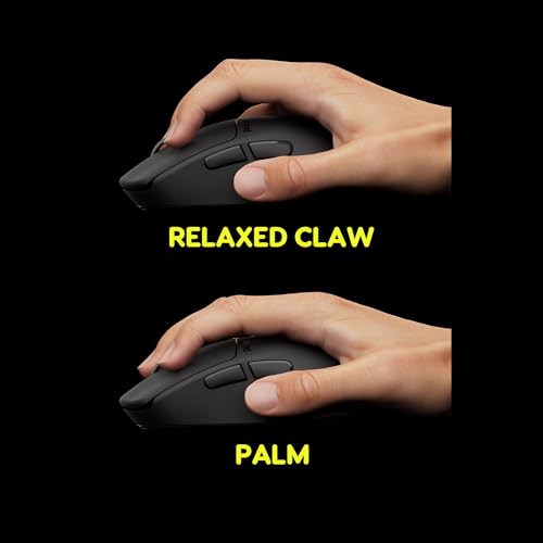 Image of Pulsar Gaming Gears X3 Crazylight Wireless Gaming Mouse, Ultra Lightweight 1.51 oz (43g), Hybrid Ergonomic, Optical Switch, 32000 DPI, 750 IPS, XS-1 Sensor, 8k Compatible (Jet Black)