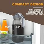Cold Brew Coffee Maker Jar - 64oz Thick Glass Multipurpose Mason Pitcher Spout Lid with Handle & Stainless Steel Filter for Iced Brew Coffee, Lemonade, Ice Tea, Homemade Fruit Drinks Container