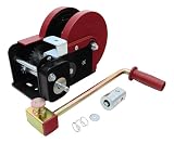 trailer parts4u Seilwinde 900 kg Plus mit Abrollautomatik Handwinde Trailerwinde Anhänger Boot Motorrad Jet Ski ATV Quad Auto PKW