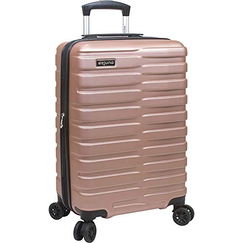 Dejuno Cortex Lightweight 3-Piece Hardside Spinner Luggage Set, Rose Gold, One Size #TOP1