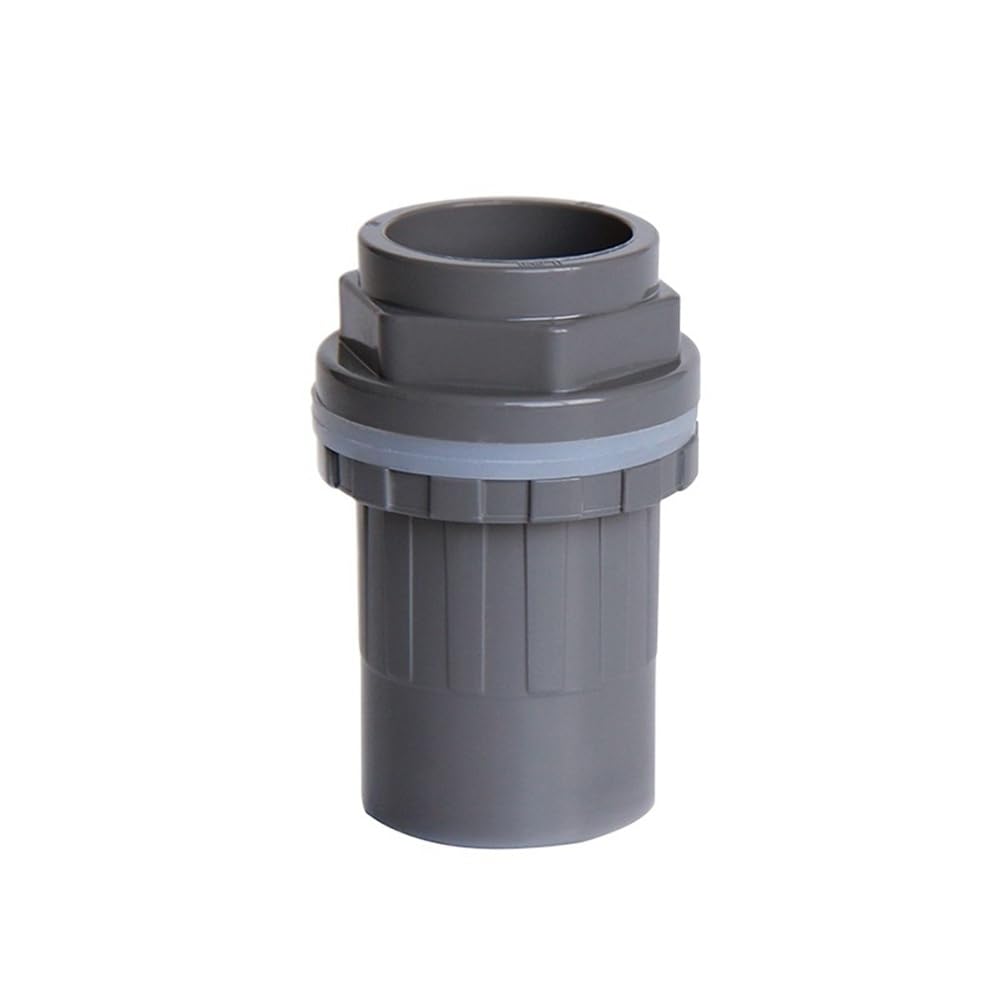Mogahin Grey Water Tube Elbow Water Overflow Bottom Joint, 20~50Mm Garden Home Inlet Outlet Joints Straight Drainage Connector 1Pc(,32Mm)