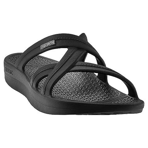 TELIC Women's Mallory Slide Sandals - Lightweight, Waterproof, Arch-Supporting, Impact-Reducing - Great for Pool, Beach & Everyday Wear Cover