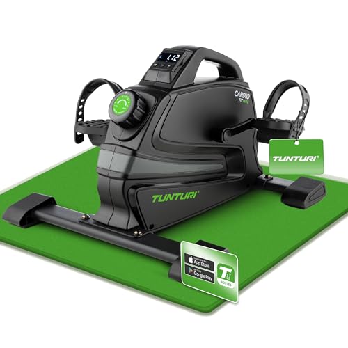 Tunturi Cardio Fit M45 Pedaltrainer - Sitzfahrrad - Heimtrainer - Herausnehmbarer Bluetooth-Monitor...