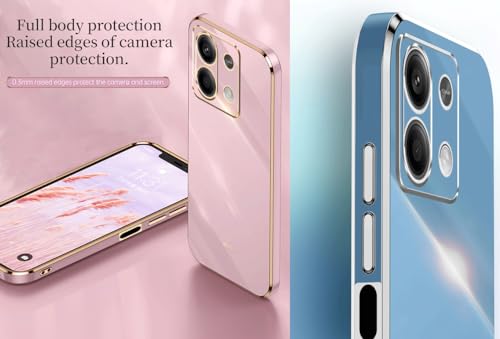 WOKEZ Telefonfodral för Xiaomi Redmi Note 13 – Lyxigt Silikon Skydd Vit