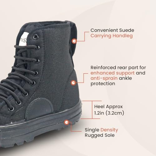 Unistar High Ankle Trekking Ridding Men's Boots | Anti Skid Sole with Mild Waterproof Protection