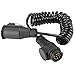 Produktbild Frontoppy Verlängerungskabel Spiralkabel Anhänger 12V 13/13 polig Stecker Adapter 300 cm M/W Trailer für Bootstrailer Trecker Auto Wohnwagen KFZ (3M)