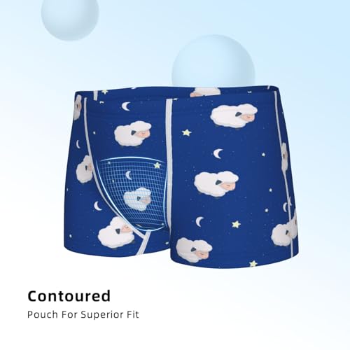 Boys' Cotton Boxer Brief Soft Underwear-Moon Lamb4