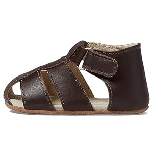 Robeez Baby Boys and Unisex First Kicks Slip Resistant Sandals for Infant and Toddler, 0-24 Months