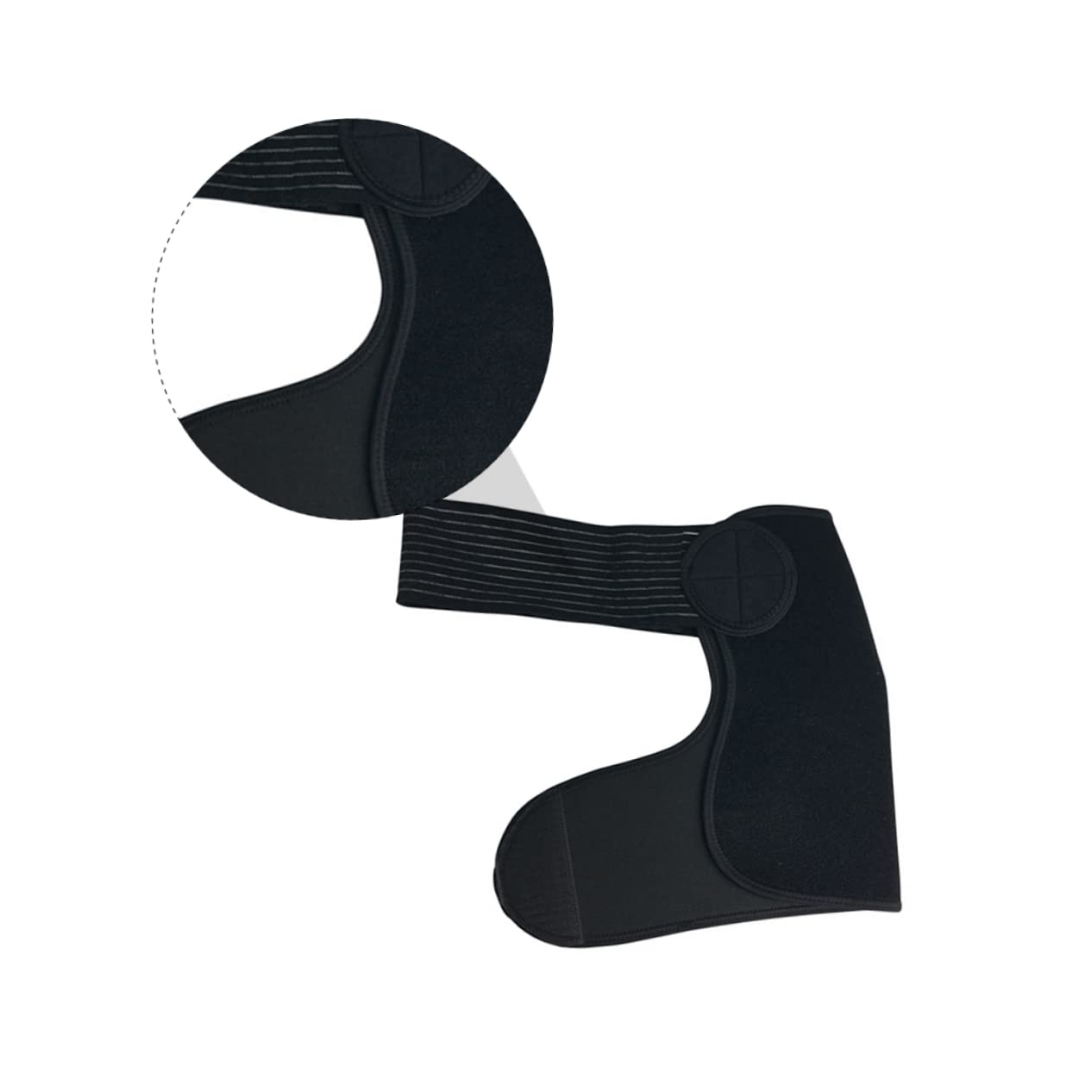 Ipetboom 1pc Adjustable Shoulder Support Strap Breathable Relief Belt for Injury Hook Loop Fastener for Sports and Daily Activities