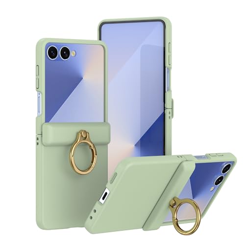 Coque Samsung Galaxy Z Flip 7 5G Asuwish avec anneau de support silicone