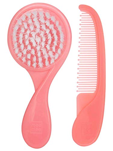 Mee-Mee-Comb-and-Brush-Set-Premium-Pink