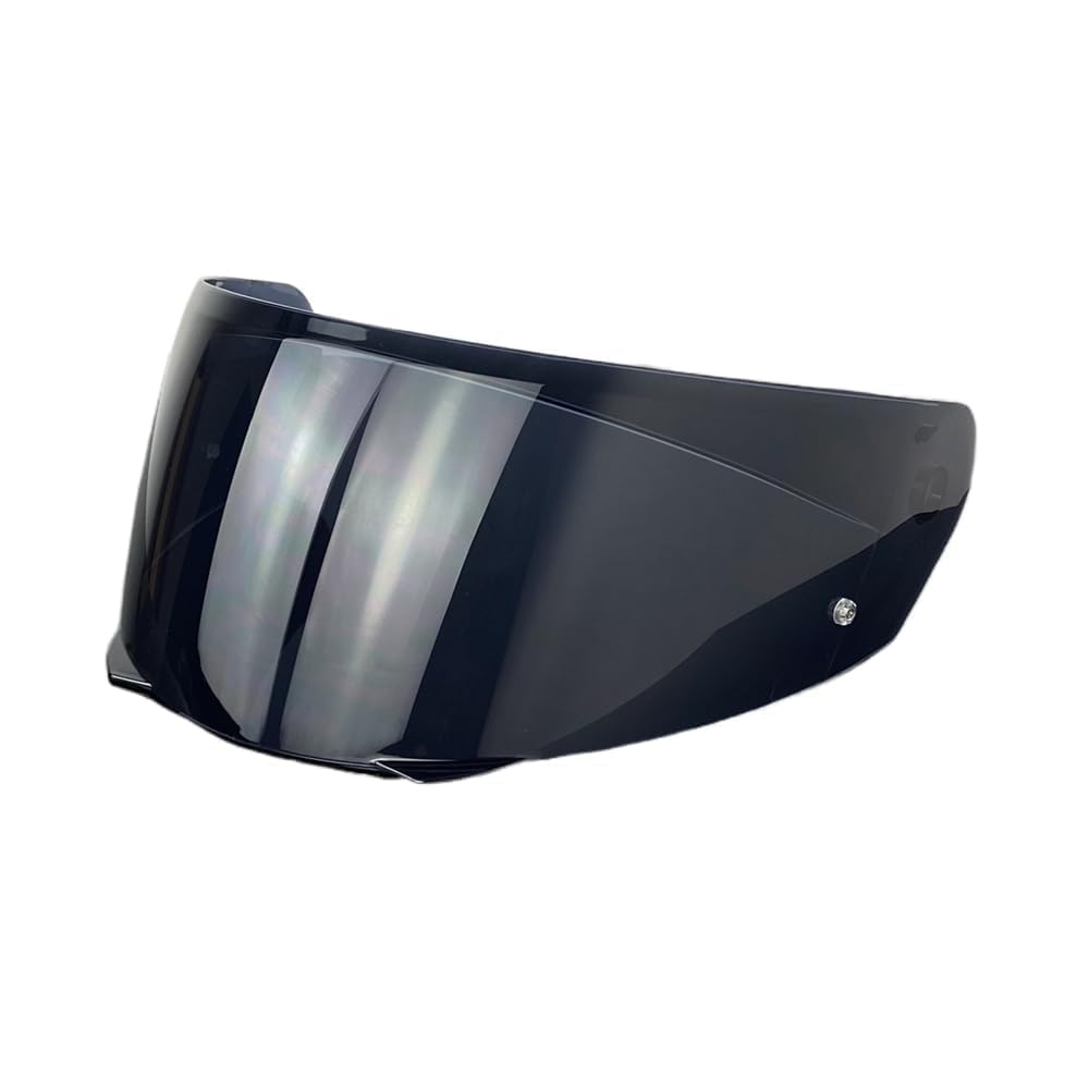 ZJHFDC Motorcycle Helmet Visor for HJC i90 / i91 HJ-33, Windproof Anti Scratch Helmet Visor Replacement Motorcycle Accessories,normal-Bdeepblack
