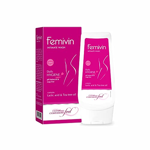Image of Leeford Femivin Intimate Wash Combo Pack of 3 for Women - Daily Hygiene || Maintain pH Balance and Soap Free || Enriched with Tea Tree Oil || Daily use || Clean and Fresh all Day - 100ml Each