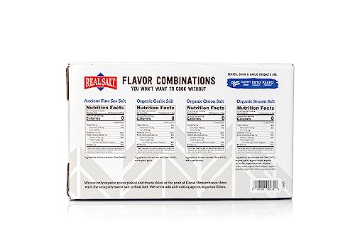 Redmond Real Sea Salt - Natural Unrefined Organic Gluten Free, Seasoning Set (1 Pack) #TOP1