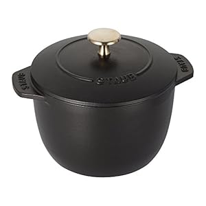 Staub Cast Iron 0.75-qt Petite French Oven – Matte Black, Made in France