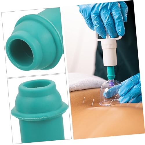 10 puntas de repuesto para bomba de ventosas, conectores de vacío resistentes para terapia con ventosas, accesorios universales para bomba manual, uso doméstico miniatura 5