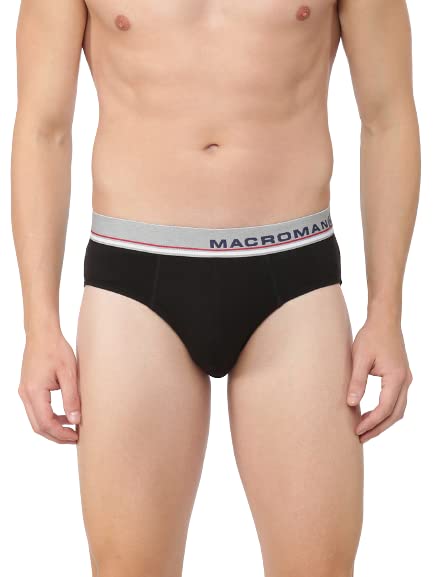 macroman m-series Men's Cotton Blend Modern Regular Fit Solid Brief-picture-51