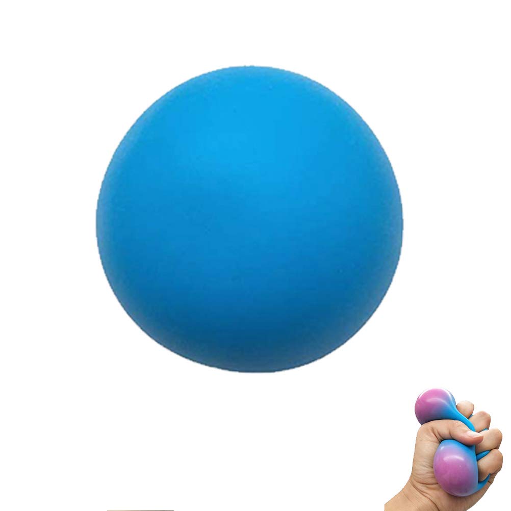 J-ouuo Squishy Toy Stress Ball, Colour Changing Squeezy, Stretchy Stress Balls Stress Relief Toy Anti Stress Sensory Ball Squeeze Toy for Children and Adults