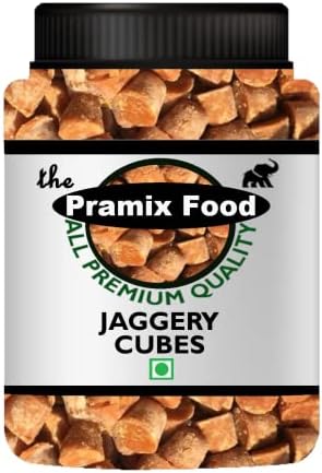 Pramix Premium Organic Jaggery Cubes 1kg | Pure Gud (Gur) Cubes | Traditional Unrefined Sugar | Healthy Natural Sweetener