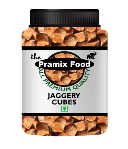 Pramix Organic Jaggery Cubes 900 Gms [Pure, Natural, No Preservatives Added] Gud Jaggery, Desi Gol (Gur, Gud)
