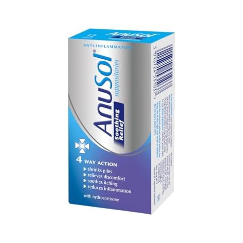 Anusol Suppositories for Haemorrhoid Relief Cover