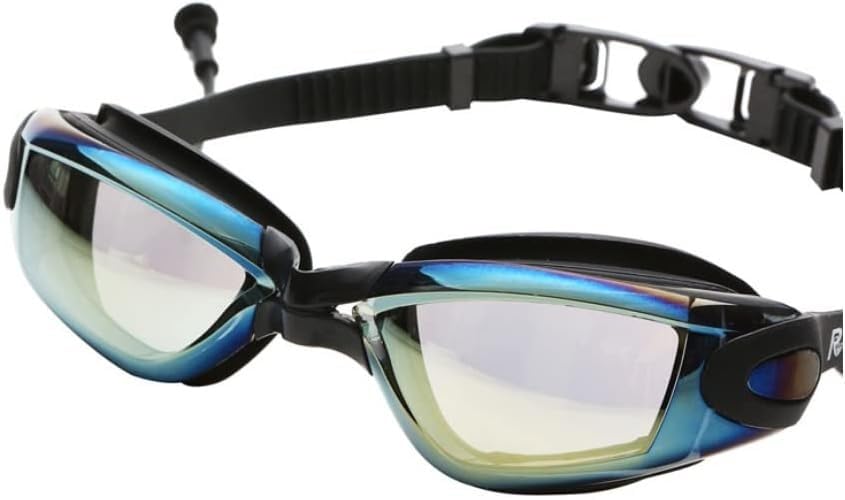 Gafas de Buceo for Adultos, Gafas de natación ópticas for Hombres y Mujeres, miopía, Tapones for los oídos for Piscina, Gafas de natación Profesionales Impermeables