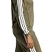 adidas Women's Tricot 3-Stripes Track Top, Olive Strata/White, X-Large