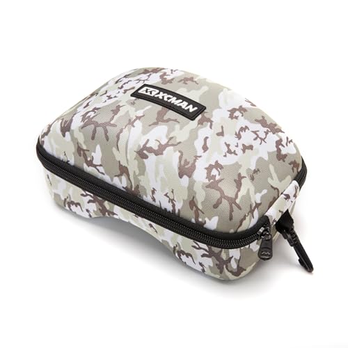 XCMAN Rigid EVA Ski Goggle Case Fit All Shapes and Size Ski Goggles Desert CAMO
