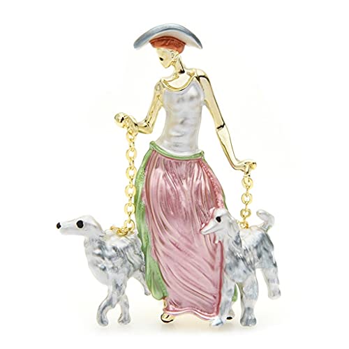 Broche épingle chiens en émail pour accessoiriser vos vestes de saison