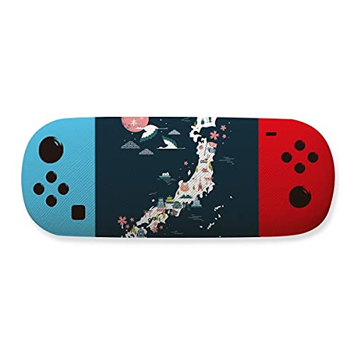 Étui à lunettes motif carte japonaise, une idée cadeau originale et utile