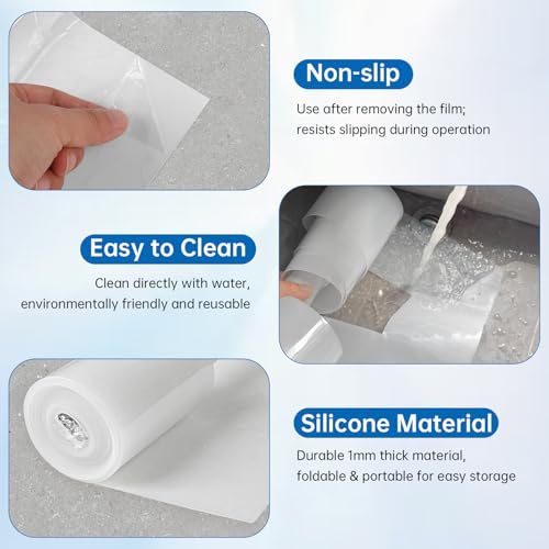 EXLECO 1pcs Parkplatz Linien Schablone Silikon 215 x 10 cm | 235 x 30 cm, Faltbare Parkplatzlinien Schablonen, Wiederverwendbare Linienschablone, Tragbar Parkplatz-Schablonen, Parkplatz Markierung