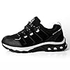 Jack Walker Mens Walking Ultra Lightweight Vent Low Rise Hiking Trekking Waterproof Trainers Ignite JW008 (11 UK, Black & White) #2