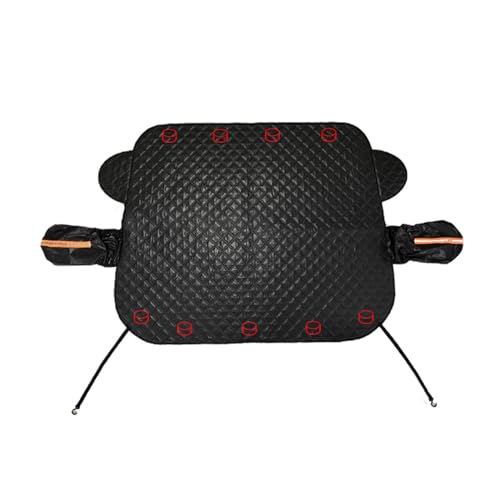 Image of Car Front Cover, Windshield Cover with Magnetic Edges, Available All Seasons, Frost and Snow, Fallen Leaves, dust, Sunshade, for Cars, SUVs, RVS, Vans and Trucks (64 * 49in)
