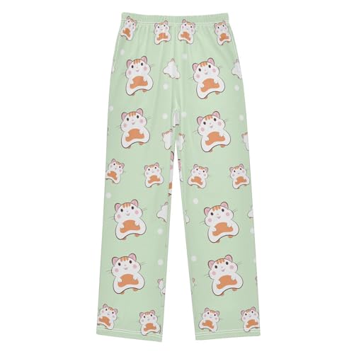 ZZKKO Cute Hamster Boys Pants for Kids Jogger Pants with Pockets S-XL