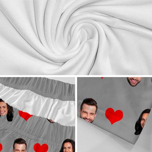 Custom Short Pajama Pants Personalized with Photo Face for Men,Customized Men Sleepwear Bottoms Shorts Pj Trousers4