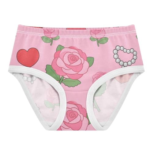 Girls' Underwear Flowers Floral Rose Toddle Brief Panties 2-8 Years 20300574