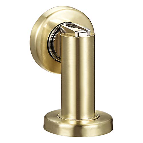 Cales de porte magnétiques et butée de sol en laiton doré brossé
