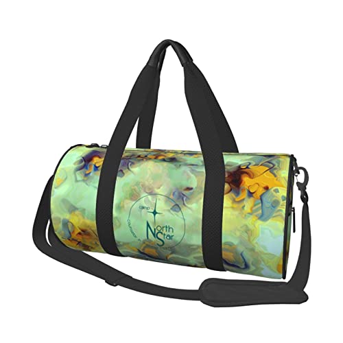 Camp North Star Convertible Garment Bag with Shoulder Strap, Carry on Garment Duffel Bag for Men Women - Rolling Foldable for Travel Luggage Bags (Black)