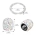 WINKA Rhinestone 4pcs Car Tire Valve Stem Caps with 1pcs Bling Car Engine Button Cover Unversal Ignition Ring for Car Keylees Ring Diamond Car Tire Caps Bling Car Accessories (Colorful)