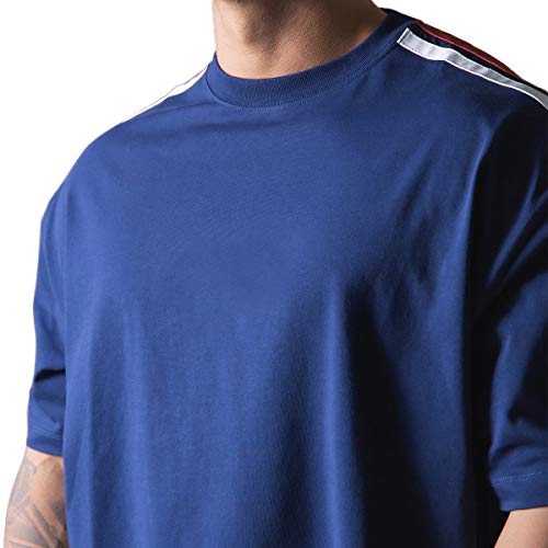 Magiftbox Mens Workout Shirts Short Sleeve Oversized Hipster Gym Shirts for Men Street Style T-Shirts T41