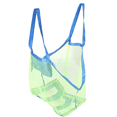 Preisvergleich Produktbild Oumij Strand Sandspielzeug Set 1 Stück Sandstrand Kindspielzeug Aufbewahrungstasche aus Mesh Tragbare Strandtasche Verstellbarer Schultergurt Passend für Erwachsene und Kinder