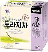 Platycodon Tea 0.7g X 40 Tea bags, Bellflower Balloon Flower Root Tea, Colds Cough Throat Korean ...