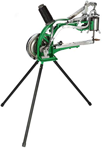Hand Cobbler Shoe Repair Machine Dual Cotton Nylon Line Sewing Machine Manual Leather Machine Shoe Sewing Machine (Aluminum)