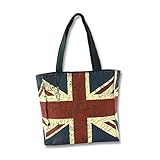 robin ruth Kurzbeschreibung: Henkeltasche Schultertasche Canvas blau UnionJack Damentasche Robin Ruth OTG206F