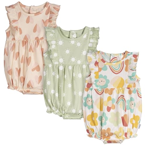 Image of Onesies Brand baby-girls 3-pack Romper